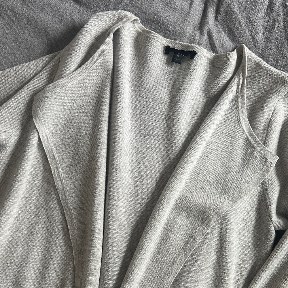 J Crew Gray Sweater Coat